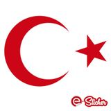 Ay Yıldız Sticker - Türk Bayrağı Sticker