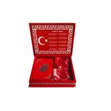 Ay Yıldızlı Kutulu Kur'an-I Kerim Bayrak Tesbih