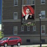 Ay Yıldızlı Sivil Mustafa Kemal Atatürk Poster CepheBayrak- 3x4,5 metre