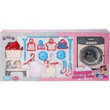 Aya Toys 40258 Sesli ve Işıklı Çamaşır Makinesi Seti