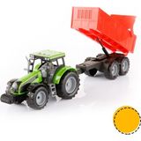 Aya Toys 88134 Romörklü Pilli Traktör Yeşil Renkli Çocuklar İçin Eğlenceli Oyun Aracı