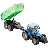 Aya Toys Ayatoys Mavi Römorklu Traktör 1 Parça Çocuklar İçin Kaliteli Işıksız Oyuncak Araç 40111