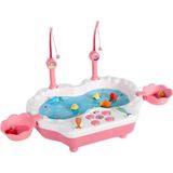 Aya Toys Pilli Balık Oyunu 40180 Eğlenceli Müzikli Havuzda Balık Tutma Oyunu 3+ Yaş İçin - Pembe