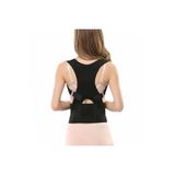 Ayaco Dik Duruş Korsesi Siyah Kamburluk Önleyici Sırt Unisex Siyah Medikal Korse Ortopedik Korse