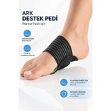 Ayak Ark Destek Pedi Plantar Fasiit İçin Kavis Destek Aparatı Ayak Tabanı Bandı 1 ÇİFT