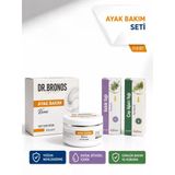 Ayak Bakım Ve Nemlendirme Seti | Dr.bronos Ayak Bakım Kremi 150 Ml & Kekik Yağı 20 Ml & Çay Ağacı Yağı 20 Ml