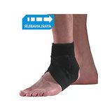 Ayak Bilekli Unisex Siyah Spor Ayakkabı, Large Boy