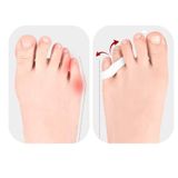 Ayak Serçe Parmak Duruş Düzeltİci, Sürtünme ve Yana Batmayı Engelleyici, Silikon Bunyon Aparat, Yastıklama, Unisex, Yan Parmağa Ğeçmeli/Geçmesiz Seçenekli (1 Çift) (Yan Parmak GEÇMELİ)