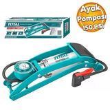Ayak Tipi Basma Bisiklet Pompası 150 Psı Top Lastik Şişme Bot Yatak Top Şişirme Pompa Metal Gövde