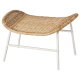 Ayak uzatma taburesi, rattan, mindersiz