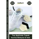 #Ayakbakımı Ayakkabı Arkası Koruyucu Konfor Pedi Siyah Ten Renk Taç Şeklinde Topuk Vurma Önleyici 5Mm