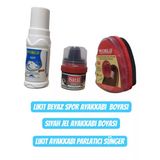 Ayakkabı Bakım Seti Siyah Ayakkabı Boyası Ayakkabı Parlatıcı Spor Ayakkabı Boyası Beyaz