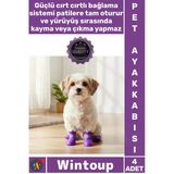 #Ayakkabı Cırt Cırtlı Küçük Irk Su Geçirmez Esnek Rahat Patik Koruyucu Silikon Kedi Köpek Ayakkabısı