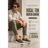 Ayakkabı Deryası Erkek Triko Bağcıksız Slip-On Günlük Hafif Sneaker Ayakkabı 40-44