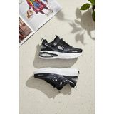 Ayakkabı Fuarı Elit 26YASWS0076 Filet Erkek Çocuk Klasik Sneaker Siyah - Beyaz