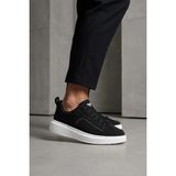 Ayakkabı Fuarı Elit Asdkvendy Erkek Klasik Sneaker Siyah - Beyaz