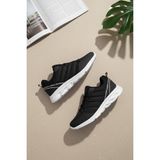 Ayakkabı Fuarı Elit ASPRT4138 Erkek Klasik Sneaker Siyah - Beyaz