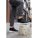 Ayakkabı Fuarı Elit ASPRT4194 Erkek Klasik Sneaker Siyah - Beyaz