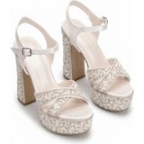 Ayakkabı Fuarı Elit FLS053-451C Kadın Platform Ayakkabı Sedef
