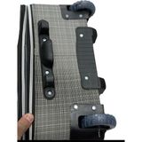 Ayakkabı Kapınızda Orta Boy Gri Nvg Bavul Valiz - 3077 Gri/Koyu Gri