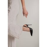 AYAKKABI PRENSİ Zuri Siyah Mat 10 Cm Kadın Stiletto, Topuklu Ayakkabı