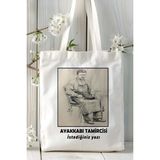Ayakkabı Tamircisi Baskılı Bez Omuz Çantası Kişiye Özel Model 6