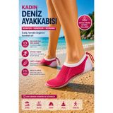 Ayakkabı Vakti Kadın Deniz Ayakkabısı Kaymaz Tabanlı Hızlı Kuruyan Havuz Plaj Deniz Ayakkabısı Fuşya