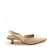Ayakkabımood cc 608 4,5 cm Ten Zara Arkası Açık Kadın Topuklu Ayakkabı