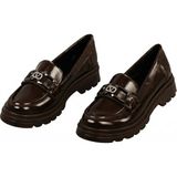 Ayakkabımood SL2001 V Toka Kadın Loafer Günlük Ayakkabı - Kahverengi