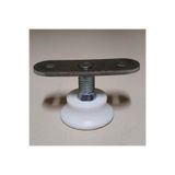 Ayakları Sacı M8 Civatalı Mobilya Dolap Ayağı Bağlantı Aparatı Metal 45x15 Mm (10 ADET) Metal