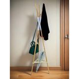 Ayaklı Askılık, Portmanto, Elbise Askısı, Ahşap Elbise Askılığı, Minimalist Tasarım, Giriş ve Koridor için Ayaklı Askılık, Şemsiye ve Çanta Standı