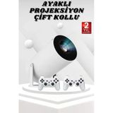 Ayaklı Oyun Projeksiyonu Çift Kollu Taşınabilir Sinema Projektörü P122137s448