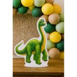 Ayaklı pano Sevimli Dino Temalı 36x28cm Doğum Günü Masa Dekoru Çocuk Odası Süsü