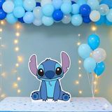 Ayaklı pano Stitch Temalı 34 cm Lilo Stitch Doğum Günü Masa Dekoru- Çocuk odası Süsü