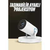 Ayaklı Projeksiyon Taşınabilir Mini Projektör Sinema Projektörü Android P122028s2057