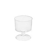 Ayaklı Shot Bardağı Şeffaf 50 ml - 6 Adet