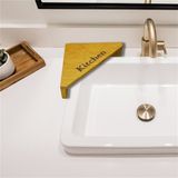 Ayaklı Üçgen Stand Suya Dayanıklı Mutfak Lavabo Tezgah Organizer