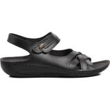 Ayakmod 16-035 Siyah Kadın Sandalet