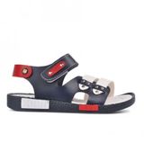 Ayakmod 210107 Lacivert-Beyaz-Kırmızı Comfort Erkek Çocuk Sandalet