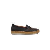 Ayakmod 394162 Siyah Hakiki Deri Kadın Loafer Ayakkabı