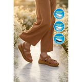 Ayakmod 492142 Z Taba Kadın Sandalet