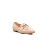 Ayakmod 514509 Bej Kadın Loafer Ayakkabı