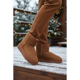Ayakmod 696081 Z Taba Süet Kadın Kürklü Bot