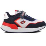 Ayakmod 730-F Lacivert Beyaz Kırmızı Unisex Çocuk Spor Ayakkabı