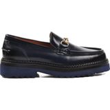 Ayakmod 7710 Lacivert Açma Deri Erkek Loafer Ayakkabı