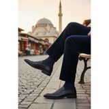 Ayakmod 916 Hakiki Deri Siyah Erkek Klasik Ayakkabı - 0 - Siyah