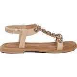 Ayakmod Bej Comfortsole Taban Kadın Sandalet 358165 Z