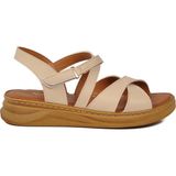 Ayakmod Bej Comfortsole Taban Kadın Sandalet 492142 Z