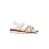 Ayakmod Beyaz Comfort Kız Çocuk Düz Sandalet 210101 Ç