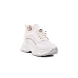 Ayakmod Beyaz Yüksek Taban Kadın Sneaker 6064 Z